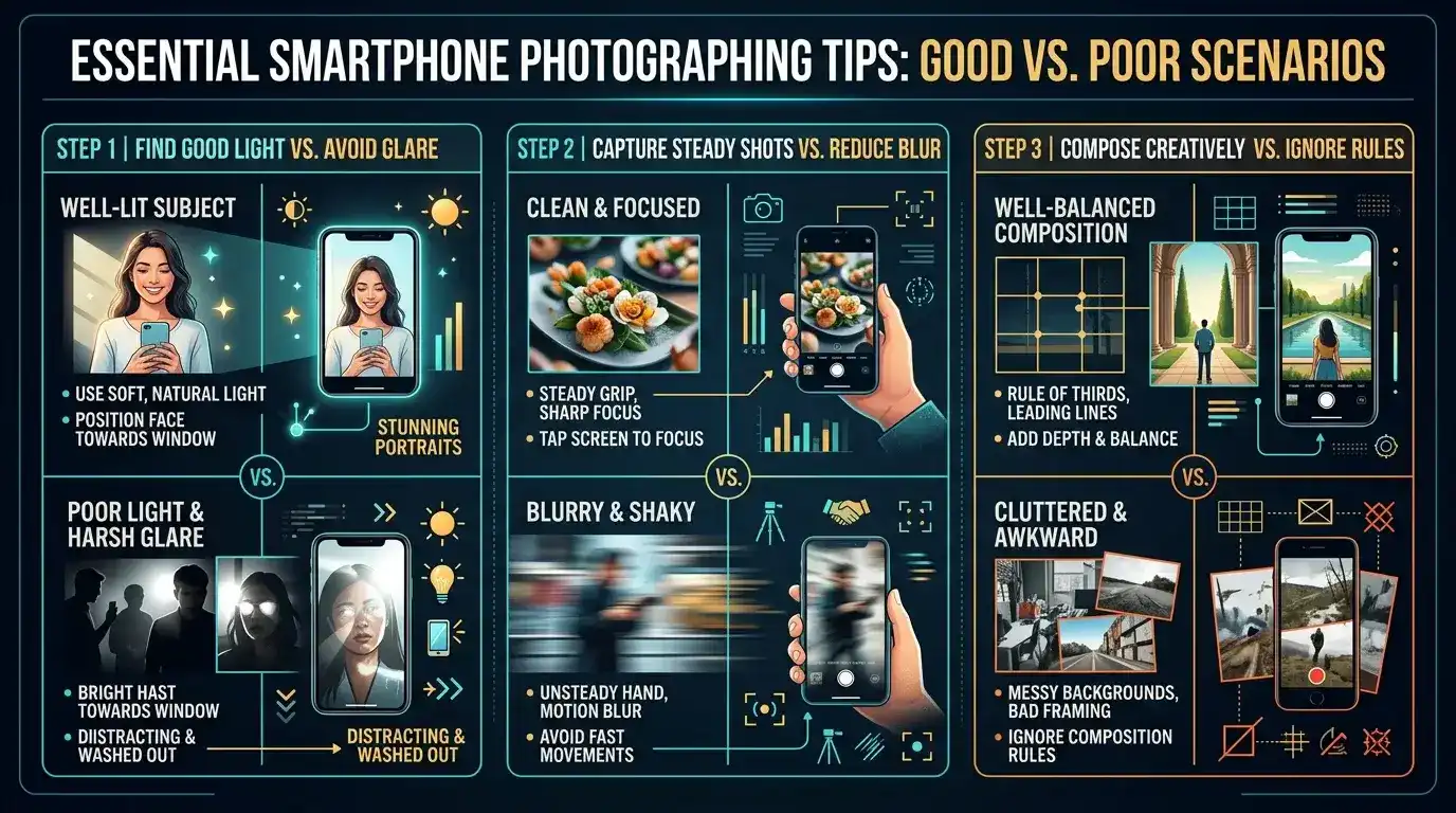 Document photo quality tips clear lighting no glare KYC submission
