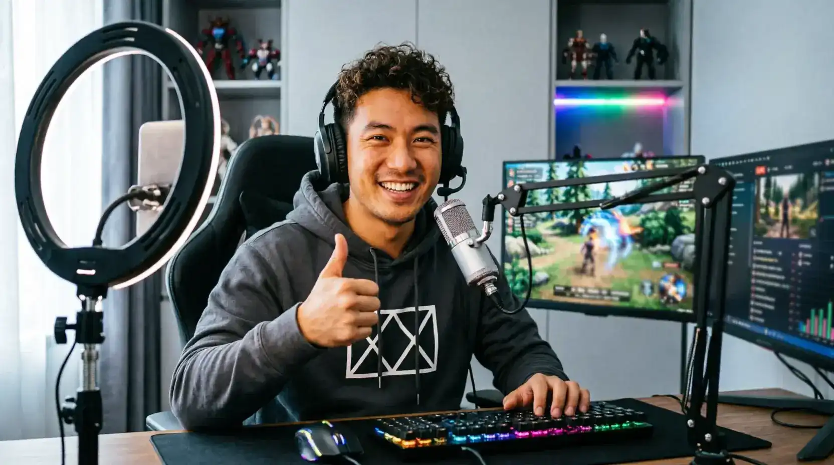YouTube gaming influencer promoting sweepstakes casino content 2025