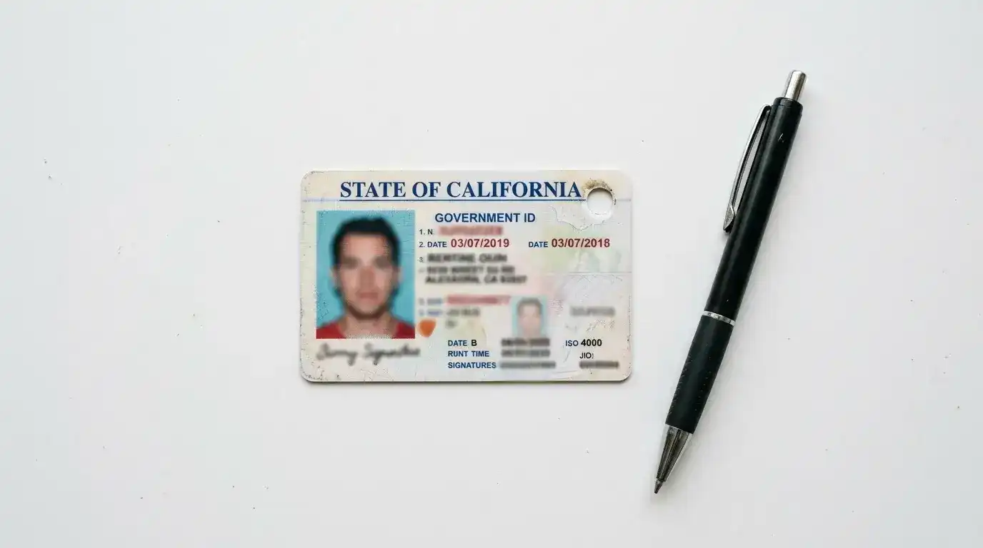 Government ID driver license passport KYC sweepstakes casino requirements