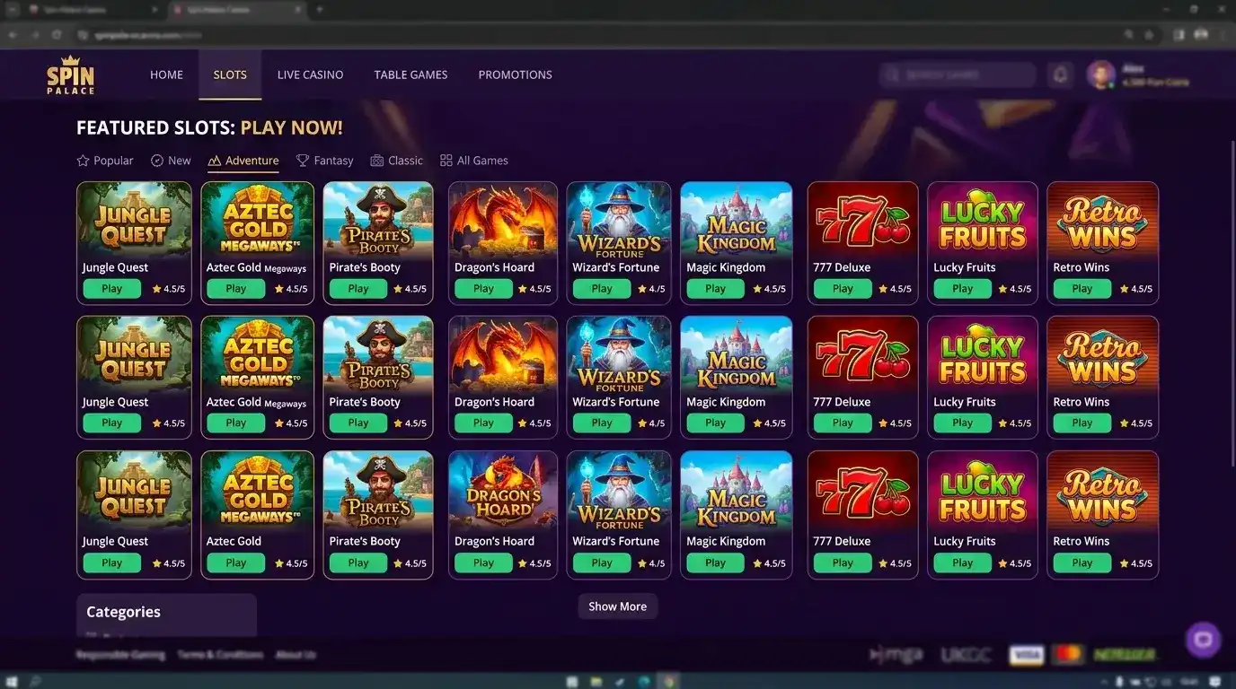 Pulsz sweepstakes casino diverse slot game library 2026