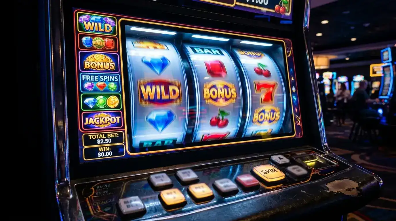 VGW proprietary sweepstakes casino slot games reels spinning
