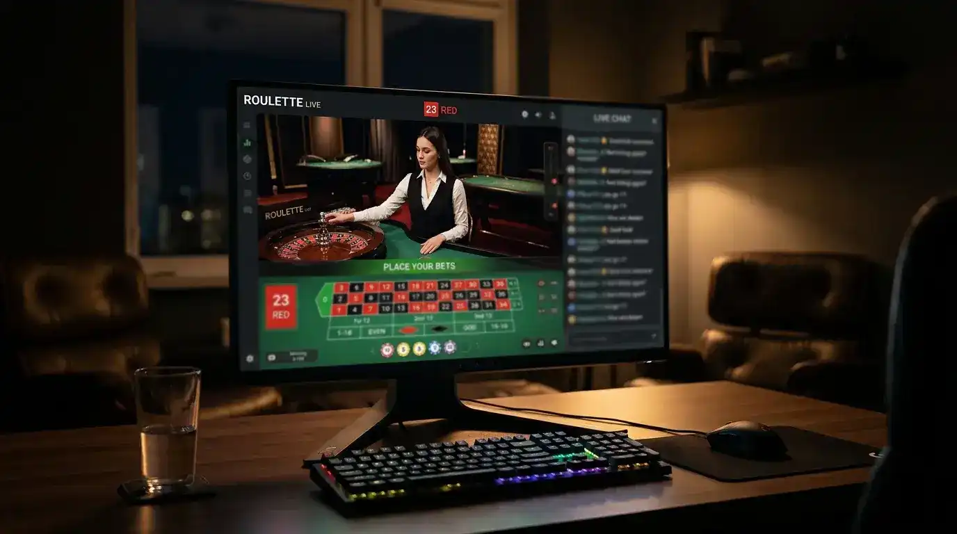 Stake.US casino interface live chat community betting features 2026