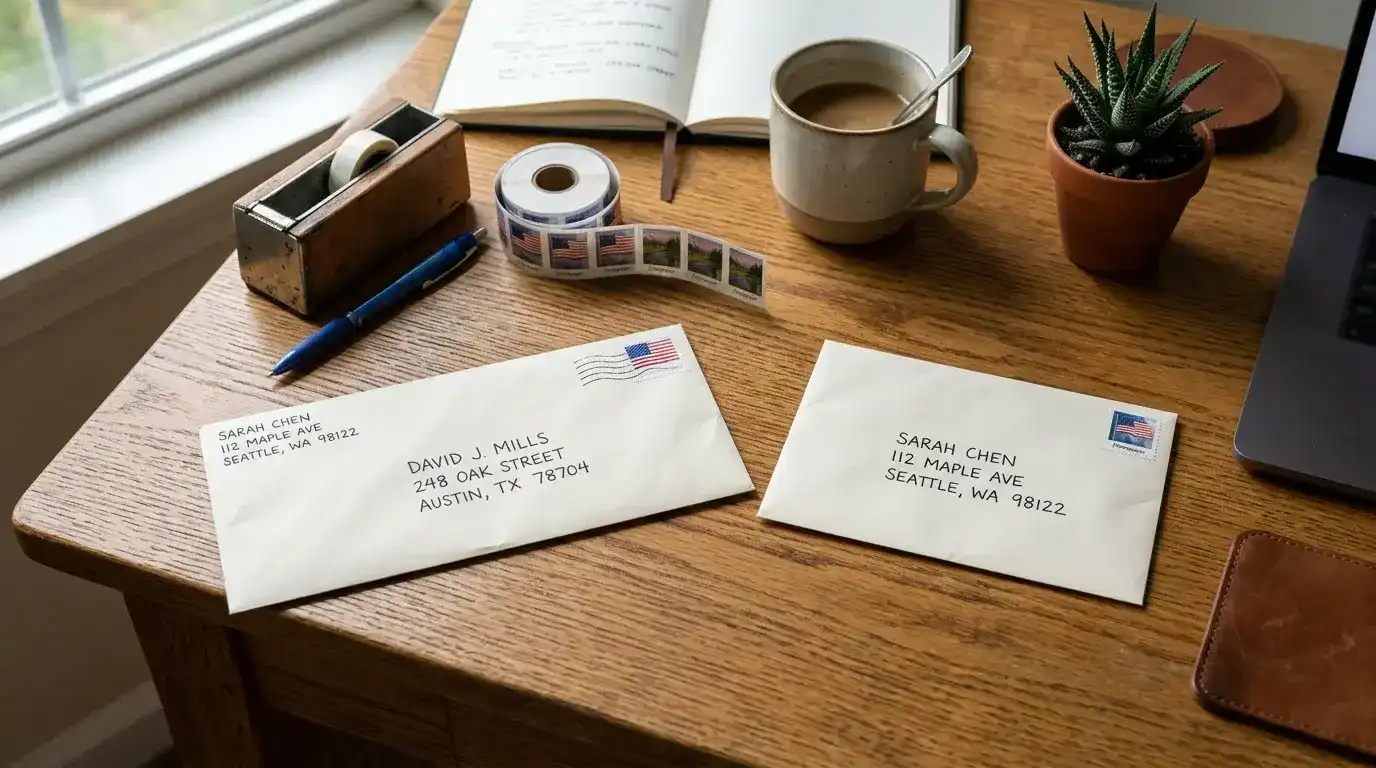 AMOE envelope preparation first class stamp self-addressed return sweepstakes
