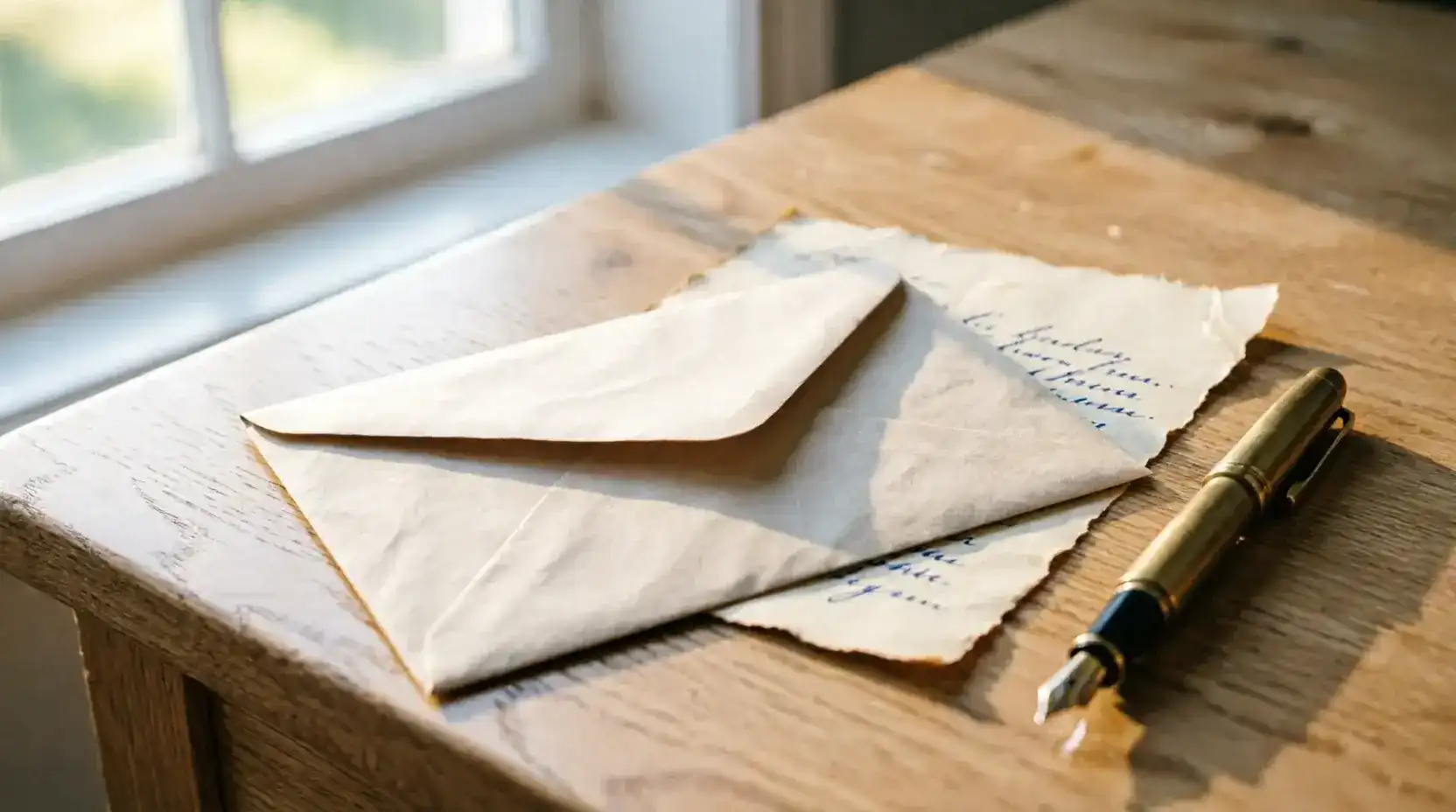 Handwritten AMOE mail-in entry envelope for sweepstakes casino