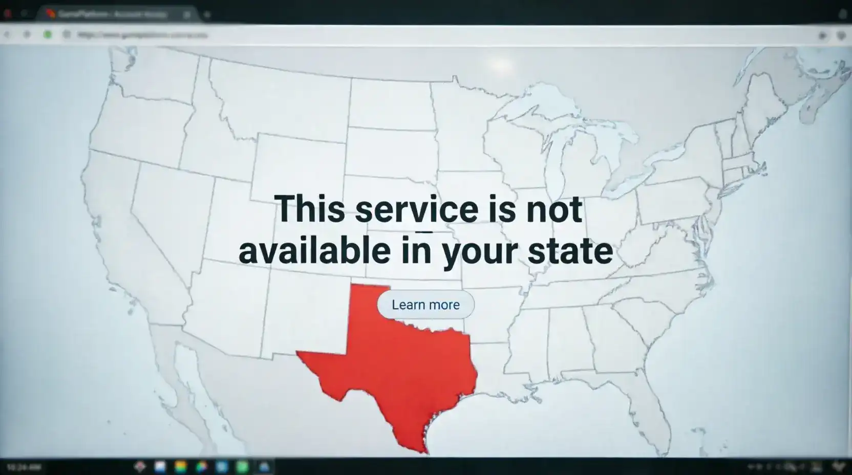 Sweepstakes casino geolocation blocking New York residents