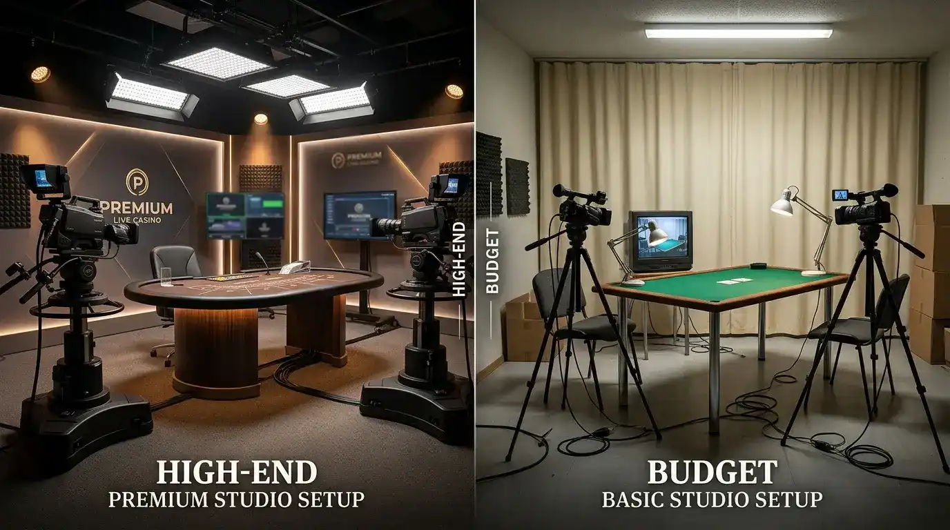 New sweepstakes casino live dealer studio partner quality comparison 2025 2026