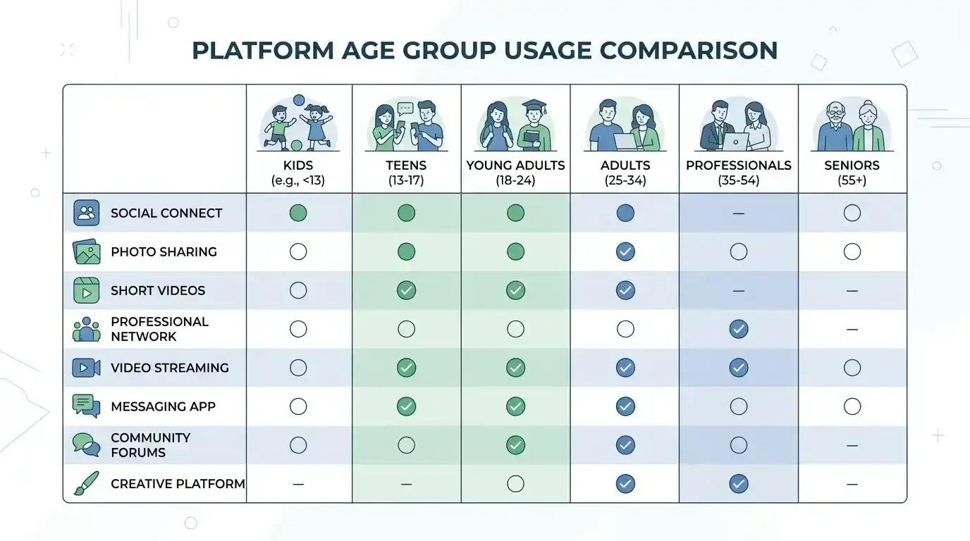 Sweepstakes casino platform preferences by player age group comparison