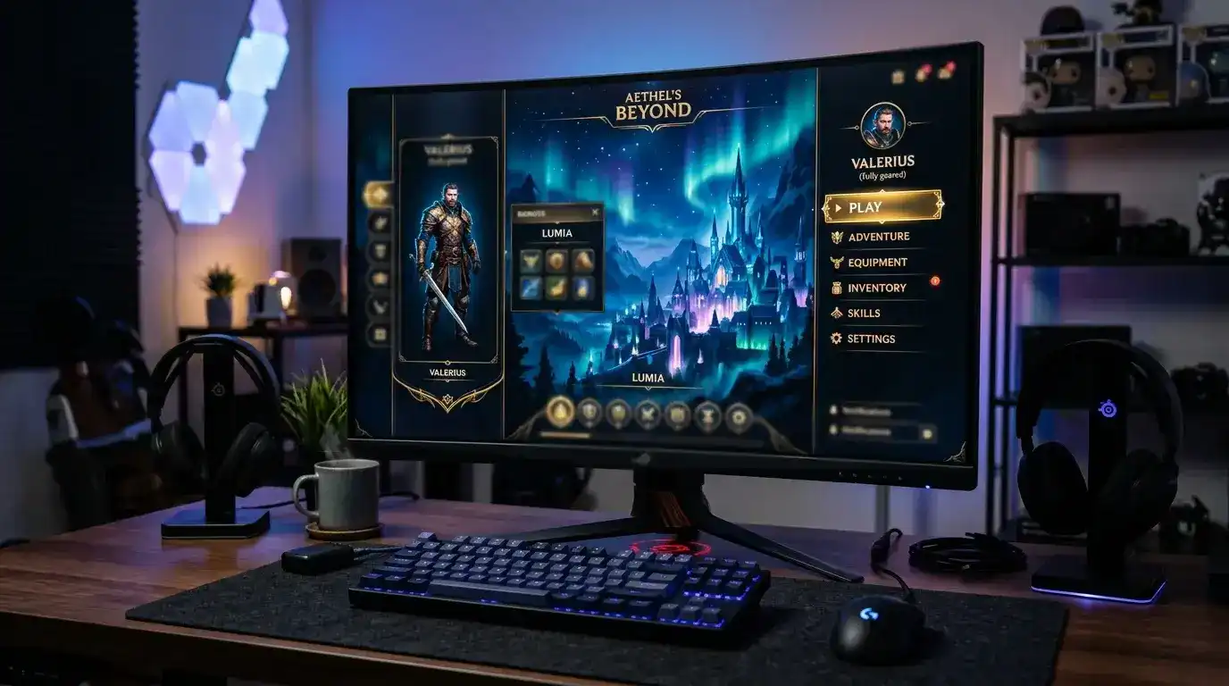 WOW Vegas Casino premium interface design production quality visual experience